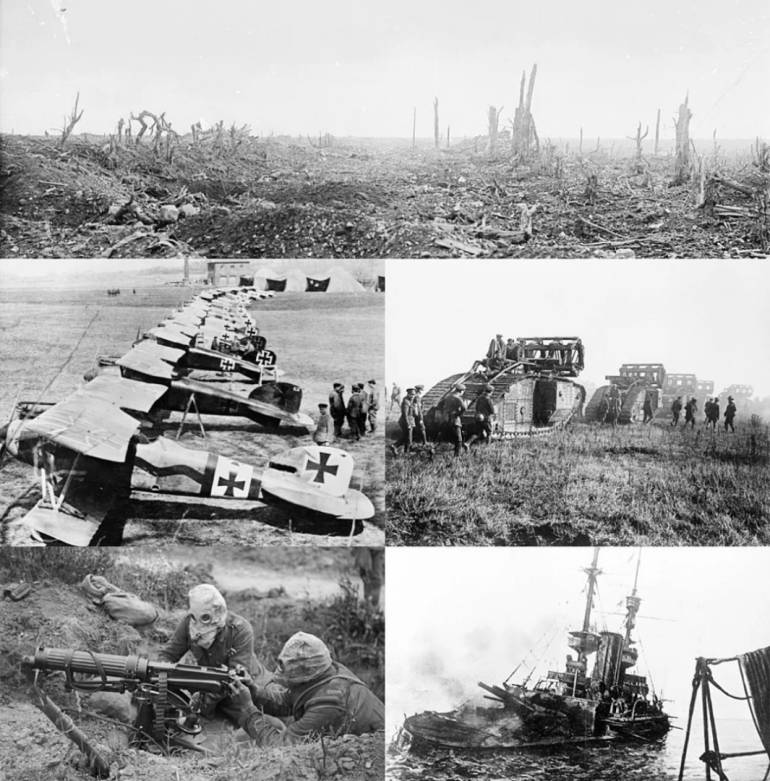 ภาพสงครามโลกครั้งที่ 1 จาก วิกิพีเดีย 