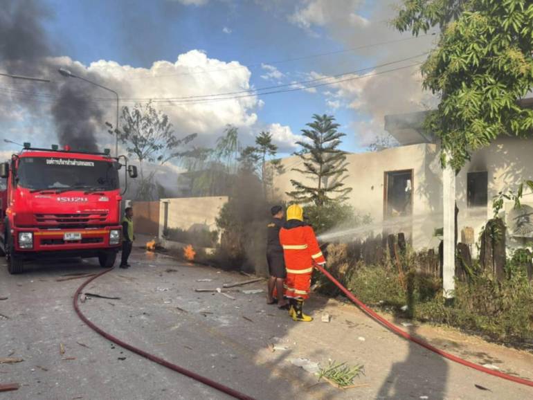 ภาพความเสียหายที่ อ.โคกสูง เพจสระแก้วบ้านเรา