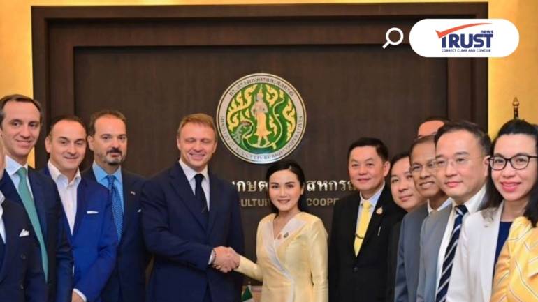 ไทย-อิตาลี เล็งทำ MOU ร่วมมือด้านการค้าและลงทุน