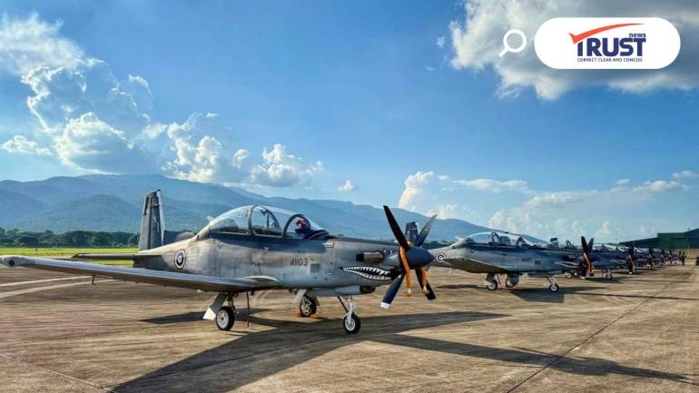 AT-6TH เข้าบรรจุที่กองบิน 41 เชียงใหม่ เสริมแกร่งทัพฟ้าดูแลชายแดนภาคเหนือ