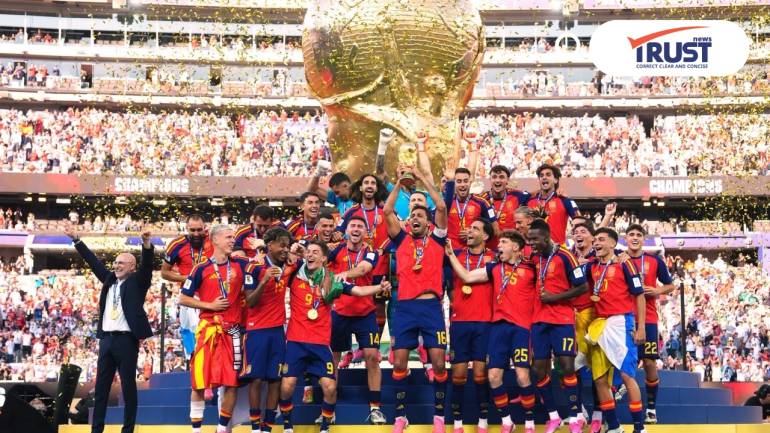 ทัพกระทิงดุ สเปน เฉือน อาร์เจนตินา 1-0 เถลิงแชมป์โลกสมัยที่ 2 ดับฝัน ‘เมสซี’