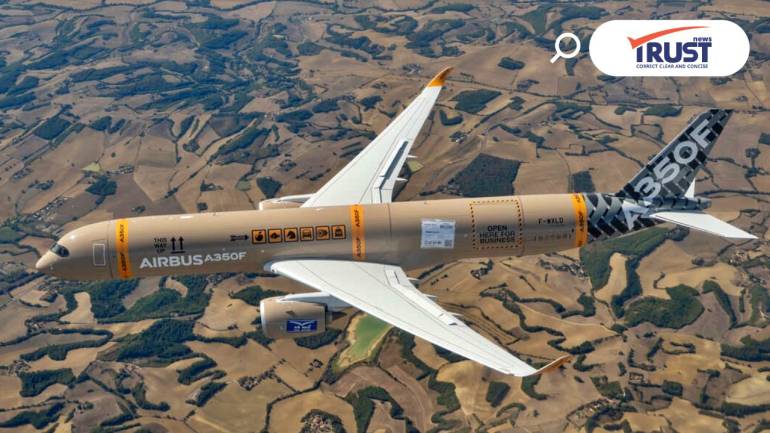 บันทึกประวัติศาสตร์ เครื่องบิน Freighter แอร์บัส A350F ขึ้นบินเที่ยวแรกสำเร็จ