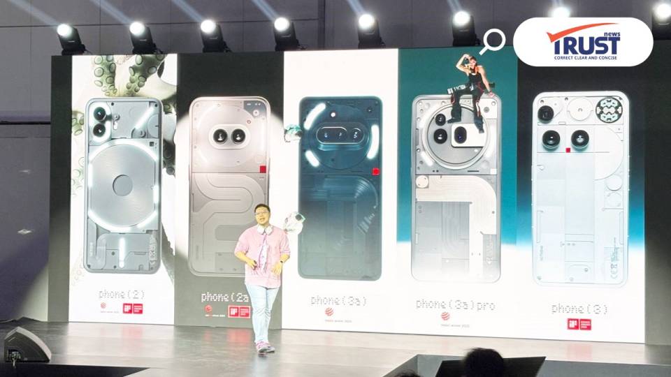 Nothing สุดจัดเปิดตัว Phone (4a) ซีรีย์ สมาร์ทโฟนดีไซน์เก๋ ราคาหมื่นกลางๆ