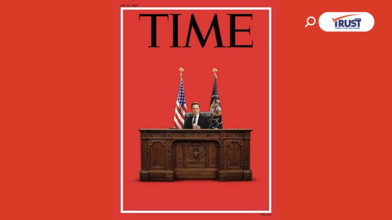 อีลอนมัสก์ขึ้นปกTIME นั่งเก้าอี้ประธานาธิบดีสหรัฐ