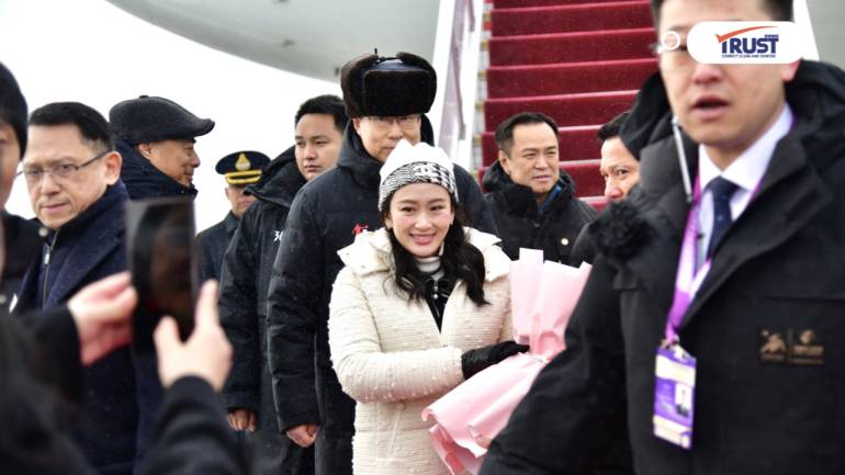 นายกฯอิ๊งถึงฮาร์บิน เชียร์นักกีฬาไทย