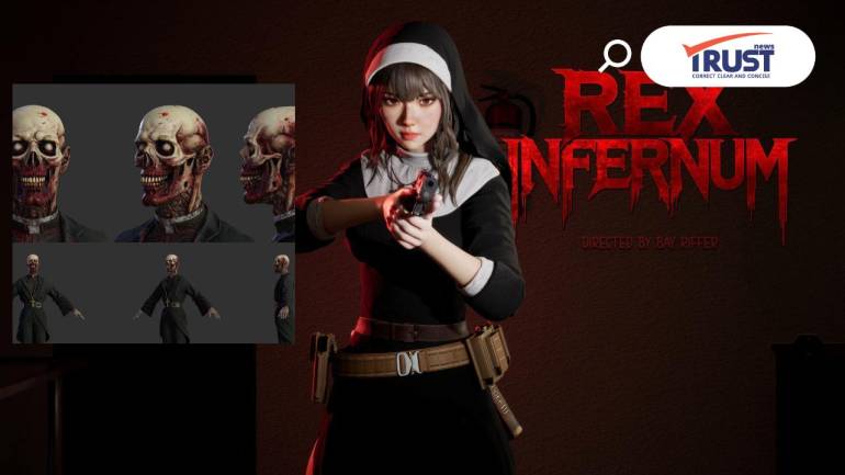 เผยโฉมตัวละครผีจอมอึดตายยาก ศัตรูของแม่ชีปืนโหดจากเกม Rex Infernum 