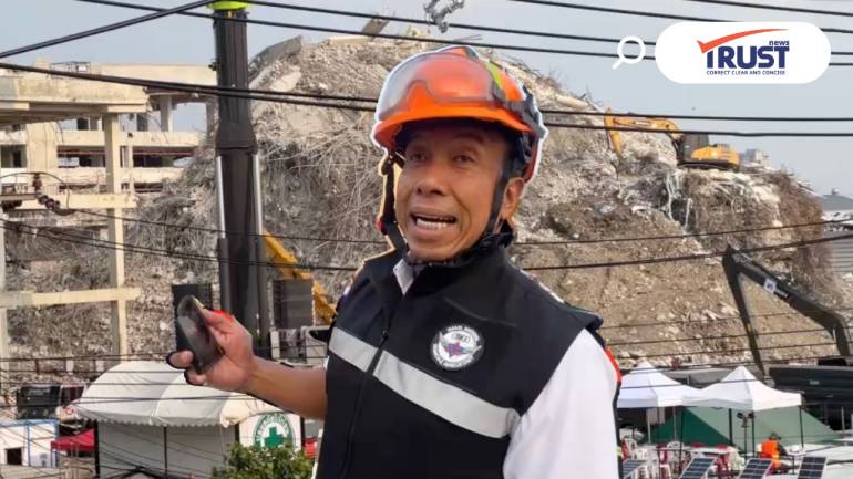 ก้าวสำคัญ! “ชัชชาติ” เผยได้เครนยักษ์พันตัน รื้อซากตึก สตง. หาผู้สูญหาย