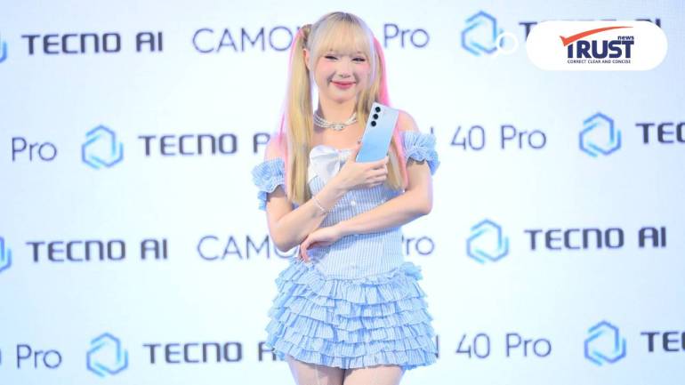 เปิดตัว TECNO CAMON 40 Pro สมาร์ทโฟนราคาดีฟีเจอร์แน่น แบตอึดชาร์จไว 7 พันมีทอน