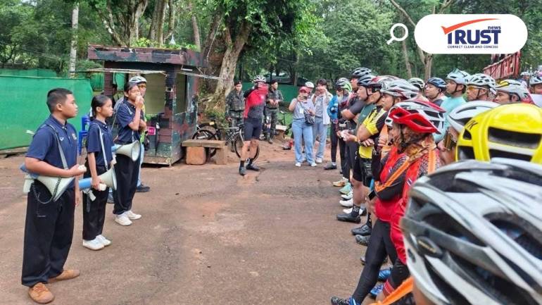 ทบ.แจงนักปั่นเยี่ยมชมปราสาทตาเมือนธม อยู่ในฝั่งไทย ปิดช่องสายตะกูดำเนินการถูกต้อง