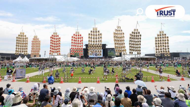 ขบวนพาเหรดจาก 6 เทศกาล โทโฮคุคิซึนะ สร้างความประทับใจที่งาน Expo 2025 Osaka