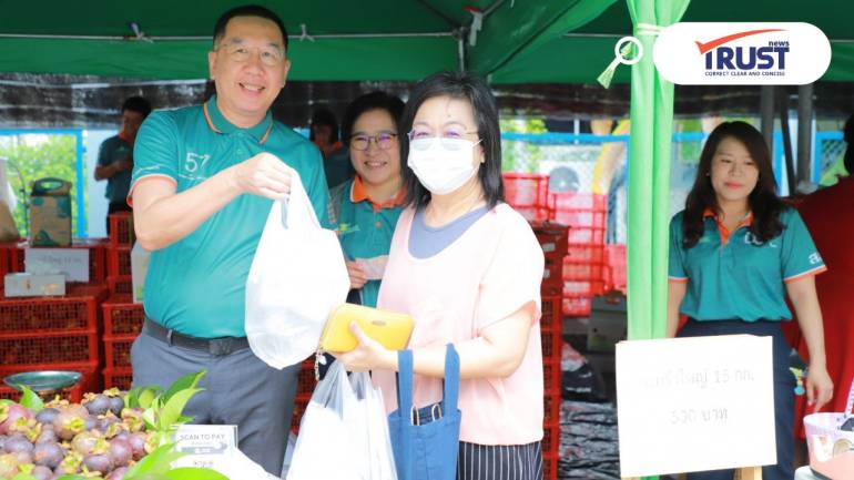 กรมส่งเสริมการเกษตร ปลื้มตลาดเกษตรดัน มังคุดคุณภาพสู่มือผู้บริโภคทะลุ 60 ตัน