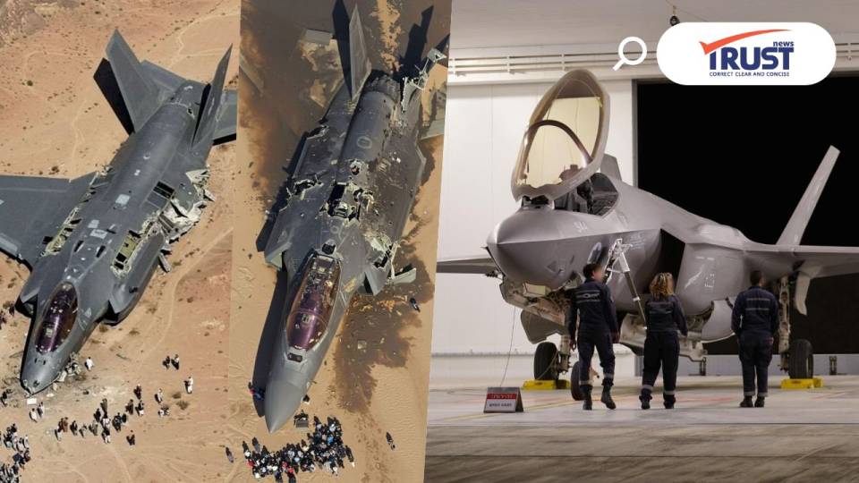 AI พาปวดหัวภาพอิหร่านยิง F-35 อิสราเอลตกไม่ใช่ของจริง ยังไม่มีหลักฐานยืนยัน