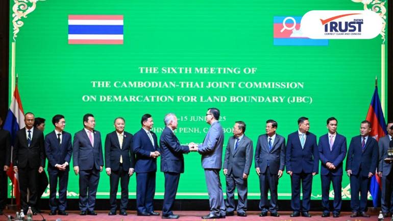 ผลประชุม JBC ครั้งที่ 6 ไม่มีเรื่องพื้นที่ 4 จุดฟ้อง ICJ และ แผนที่ 1:200000