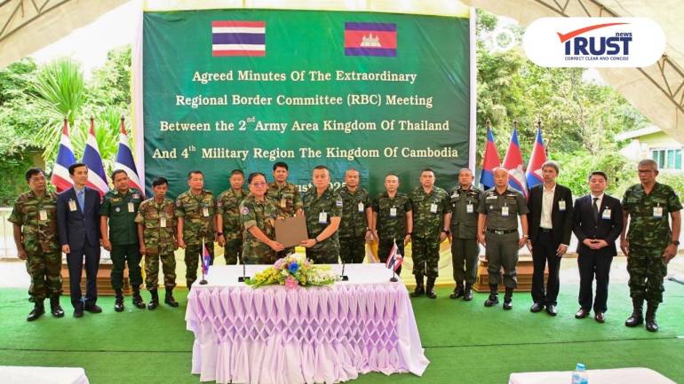 ทภ.2 สรุปเหตชายแดนไทย-กัมพูชา 27 ส.ค.68 ทหารเหยียบทุ่นระเบิดเจ็บ 3 นาย