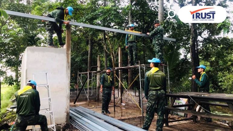 สรุปเหตุชายแดนไทย-กัมพูชา วันที่ 18 ส.ค.68 ทหารยังคงประจำจุด เร่งซ่อมบ้านประชาชน