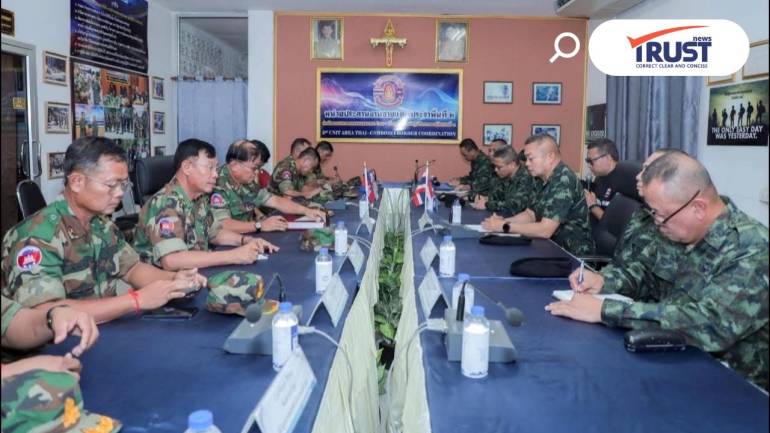สรุปการสู้รบ 29 ก.ค.กัมพูชาละเมิดหยุดยิง 7 เหตุ 2 ฝ่ายนัดประชุม GBC 4 ส.ค.68