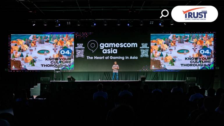 ผู้เข้ารอบชิงแชมป์ฯ นำเสนอไอเดียเกมในงาน gamescom asia x Thailand Game Show 2025