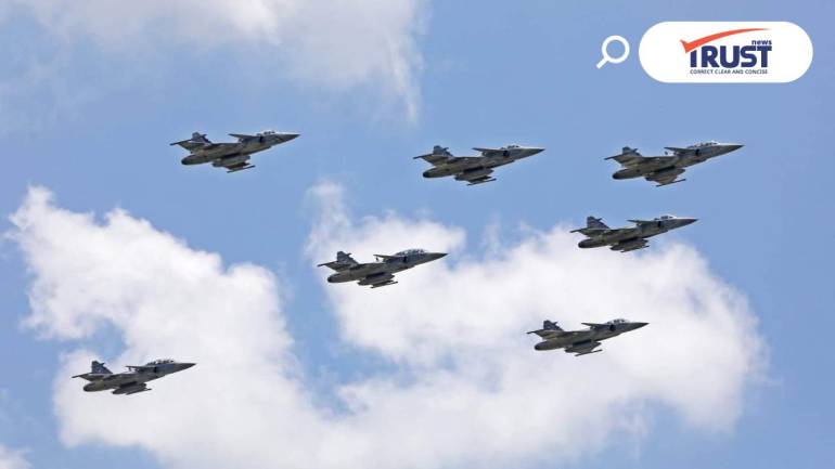 กองทัพอากาศ จัดงานฉลองครบรอบ 15 ปีการประจำการ Gripen C/D และ Saab 340 AEW/B