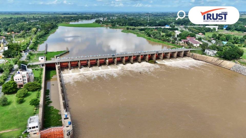 กรมชลฯ ปรับแผนระบายน้ำเขื่อนเจ้าพระยา เฝ้าระวังฝนหนัก รับมือน้ำเหนือหลาก