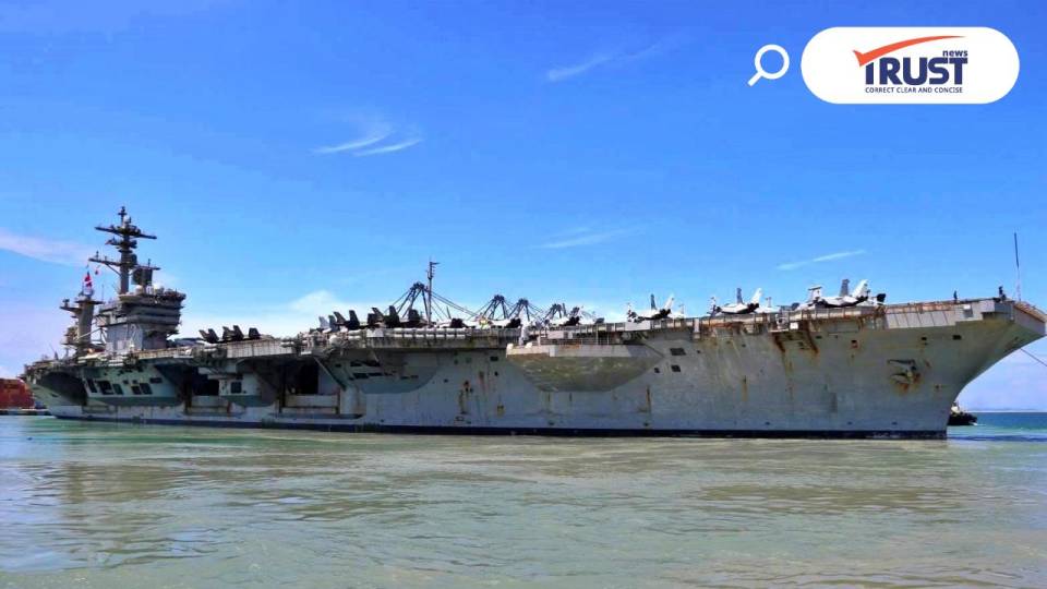USS Abraham Lincoln ถอนสมออำลาชลบุรี หลังสิ้นภารกิจแวะพักฟื้นฟู-พักผ่อน