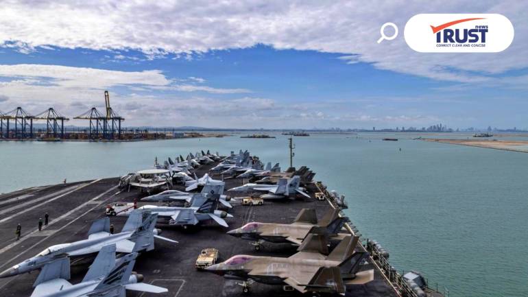 เรือ USS Abraham Lincoln เทียบท่าพัทยาแล้ว พาทหารกว่า 5 พันนายพักฟื้นฟูจิตใจ