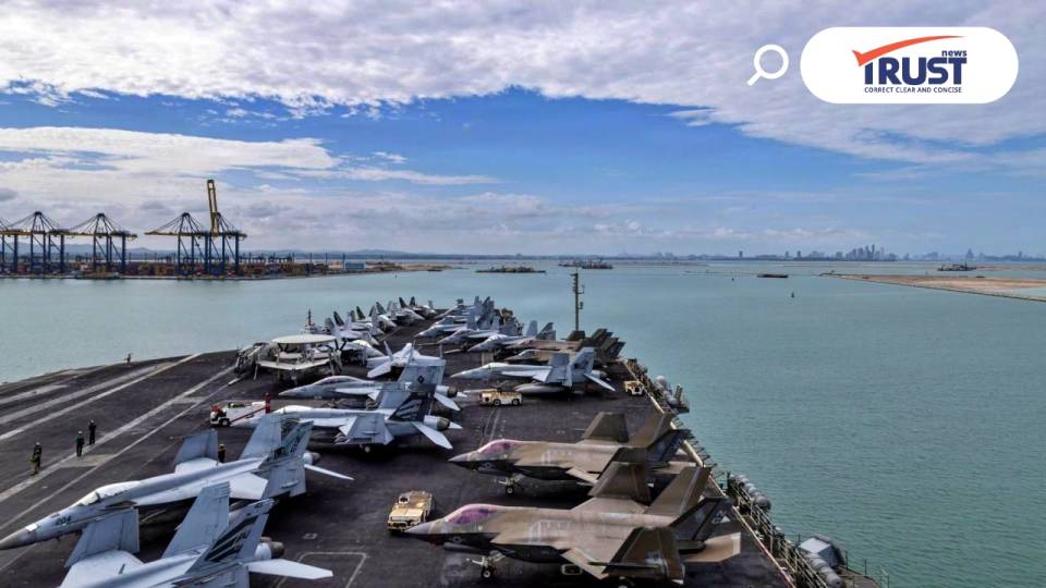 เรือ USS Abraham Lincoln เทียบท่าพัทยาแล้ว พาทหารกว่า 5 พันนายพักฟื้นฟูจิตใจ