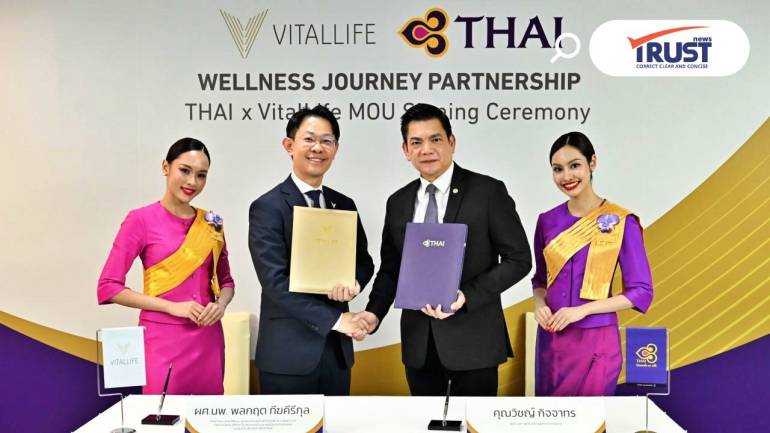 การบินไทยจับมือไวทัลไลฟ์ และ รพ.บำรุงราษฎร์ พัฒนาสารบันเทิงส่งเสริมสุขภาพลง IFE 