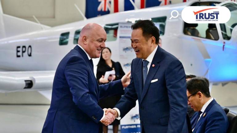 อนุทิน เยี่ยม NZAero ผู้ผลิตเครื่องบิน CT-4 เชื่อมสัมพันธ์การบินไทย-นิวซีแลนด์
