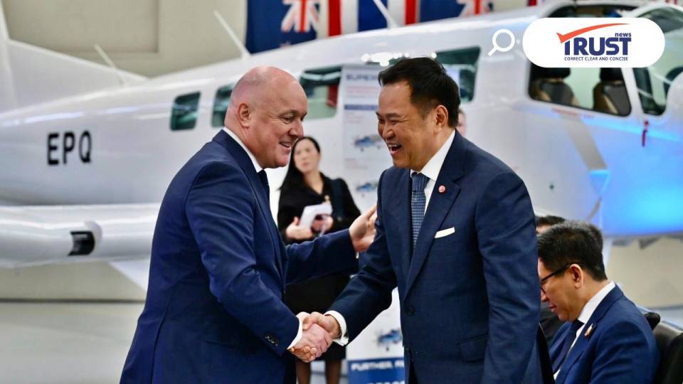 อนุทิน เยี่ยม NZAero ผู้ผลิตเครื่องบิน CT-4 เชื่อมสัมพันธ์การบินไทย-นิวซีแลนด์