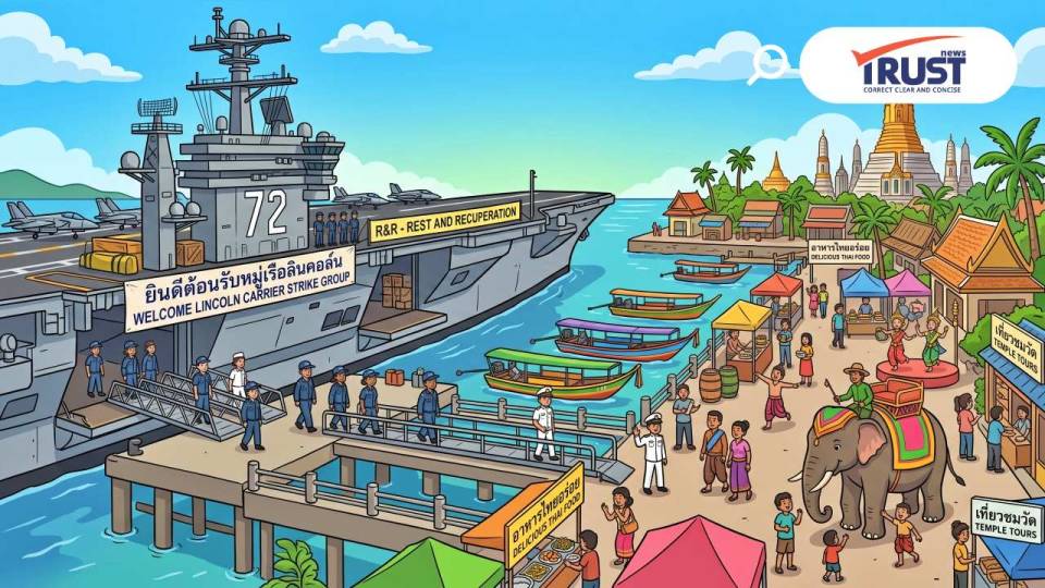 เมื่อหมู่เรือบรรทุกเครื่องบินสหรัฐฯ ต้องการจุดพักฟื้น และ ประเทศไทย คือ คำตอบ