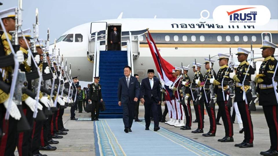 นายกฯ อนุทิน ถึงอินโดนีเซีย มุ่งกระชับความร่วมมือหุ่นส่วนทางยุทธศาสตร์