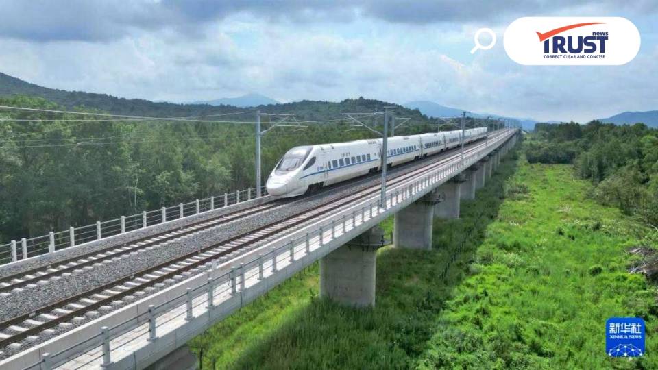 จีนทดสอบขบวนรถไฟความเร็วสูง เส้นทาง ฮาร์บิน - อีชุน ใช้เวลา 2 .02 ชั่วโมง