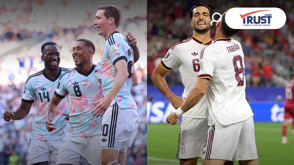 สเปนยิงนาทีบาปพลิกชนะโปรตุเกส 1-0  เบลเยียม สอนบอลพ่อใหญ่ถล่มคาบ้าน 4-1 