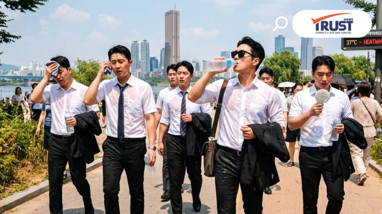 เกาหลีใต้คลื่นความร้อนถาโถม กรุงโซล 33 องศาฯ KMA ประกาศเตือนภัยขั้นสูง
