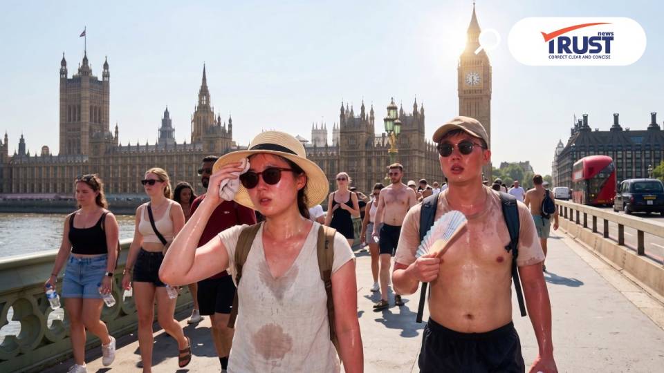 คลื่นความร้อนถล่มยุโรปหลังทำคนตายกว่า 1300 ราย UK ประกาศภัยพิบัติสีแดง 3 วัน