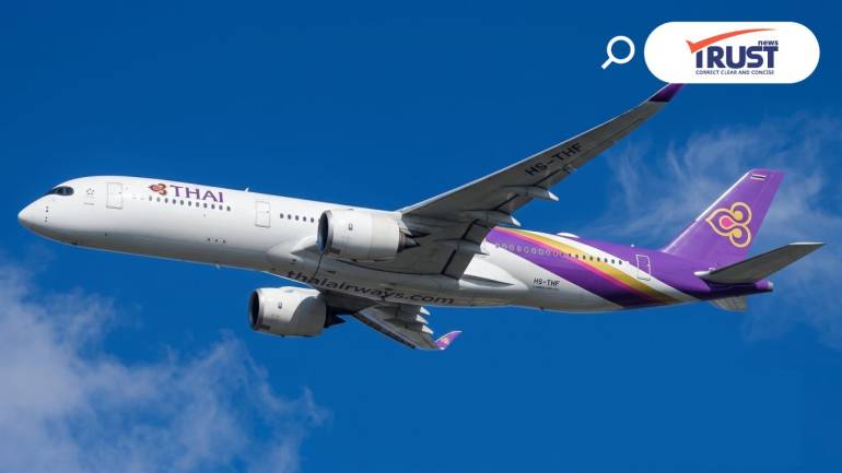 การบินไทย เปิดเที่ยวบินปฐมฤกษ์บินตรง กรุงเทพ-อัมสเตอร์ดัม ด้วย A350-900