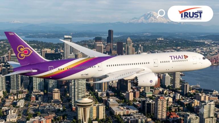 การบินไทย รับมอบ 787-9 ที่ใช้เครื่องยนต์ GE ลำแรก เติมจิ๊กซอว์พลิกฟื้นธุรกิจ