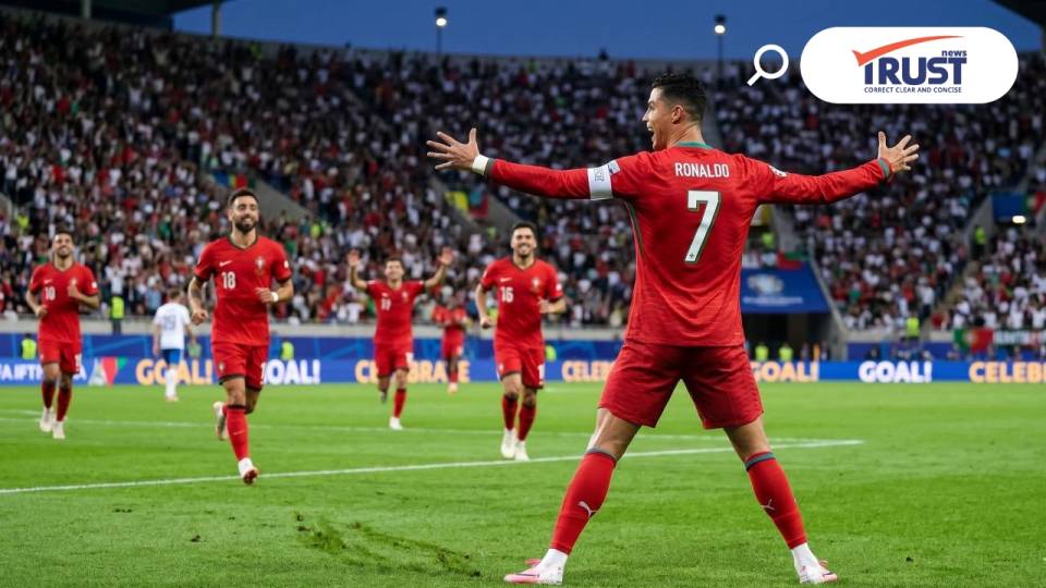 โรนัลโด้เบิ้ลสอง โปรตุเกสคืนชีพถล่ม 5-0 แต่ช็อกโลก! โคลอมเบียชนะรั้งจ่าฝูง