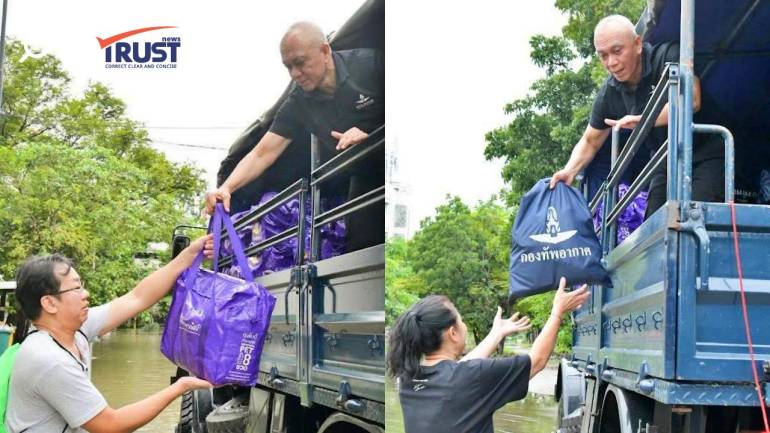 เปิดถุงยังชีพ และ ชุดยาทัพฟ้า มาดูว่าในถุงมีอะไรเพื่อรับมือภัยพิบัติน้ำท่วม