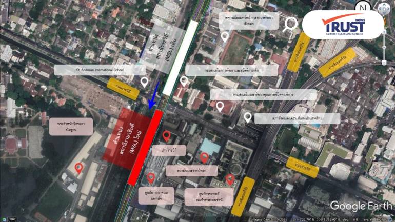 การรถไฟฯ เดินหน้าปรับส่วนขยายรถไฟสายสีแดง ย้าย “สถานีราชวิถี” เชื่อม รพ.รามาฯ