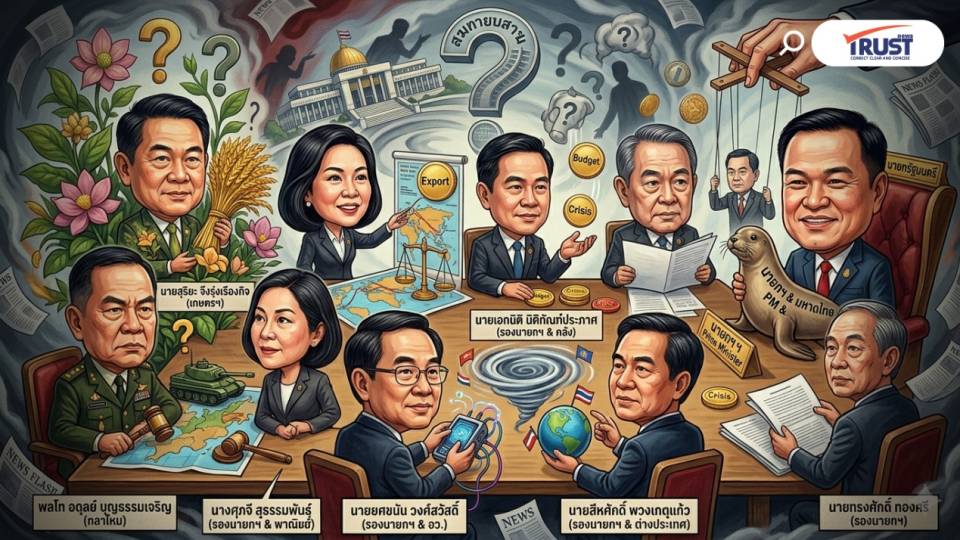 มาแล้ว! 35 รายชื่อ ส่อง ครม.อนุทิน 2 