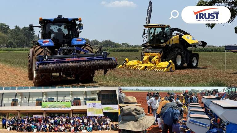 มาเต็มวง! New Holland โชว์แทรคเตอร์-รถเกี่ยวพืชสด ในงาน AGRI-TECH DEMO DAY 2026