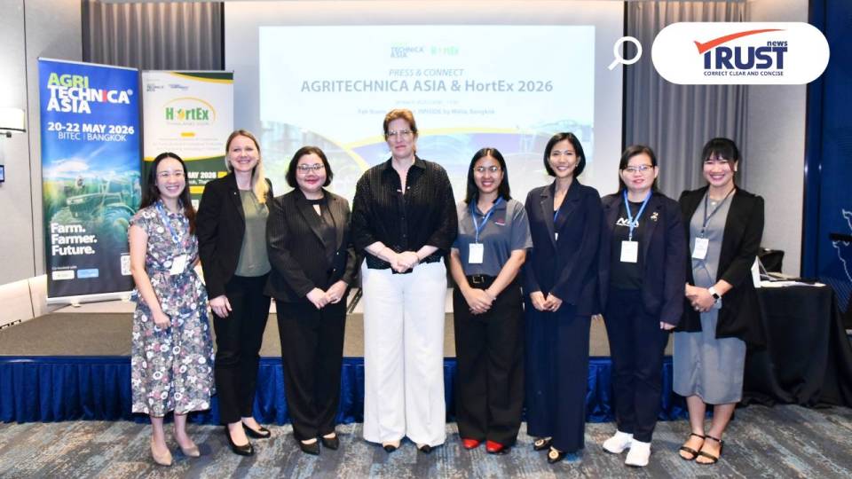 เตรียมพบงาน AGRITECHNICA ASIA และ HortEx 2026 ที่ไบเทค วันที่ 20-22 พ.ค.69