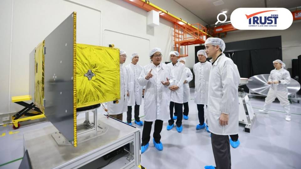 NARIT ต้อนรับรองนายกฯ และ รมว.นิกร โชว์เทคโนโลยีด้านอวกาศแก้ปัญหาฝุ่น PM2.5