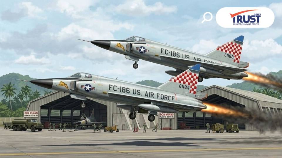 F-102 Delta Dagger ไอพ่นพิทักษ์น่านฟ้า กับเสี้ยวหนึ่งยุคสงครามเย็นที่ดอนเมือง