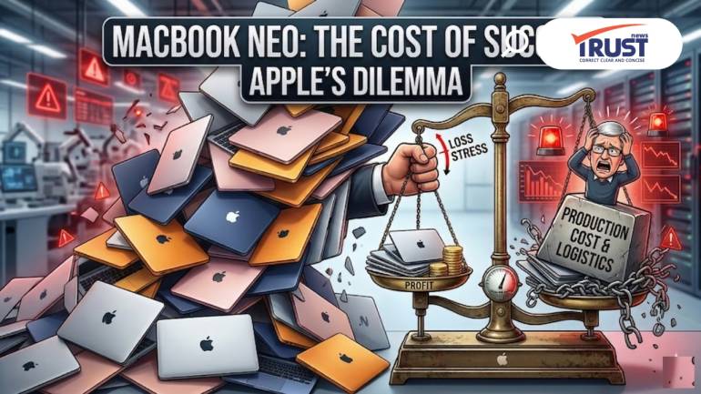 MacBook Neo ยิ่งขายดี แอปเปิลยิ่งระทม เมื่อกฎแห่งกรรมเล่นงานจอมกั๊กสเปก 