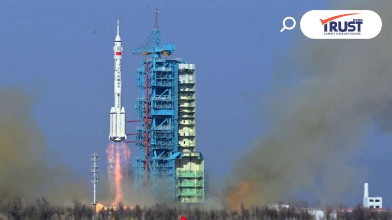 จีนส่งยาน เสินโจว 22 ทำภารกิจกู้ภัยนอกโลก ช่วย 3 ลูกเรือบนสถานีเทียนกง