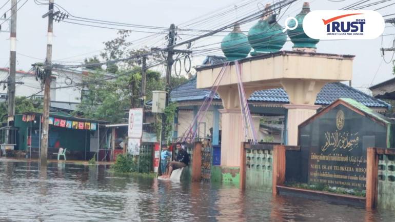 ยะลา เจอฝนถล่มไม่หยุดน้ำไหลหลาก ท่วม เขต อ.เมือง ประกาศเขตภัยพิบัติแล้ว