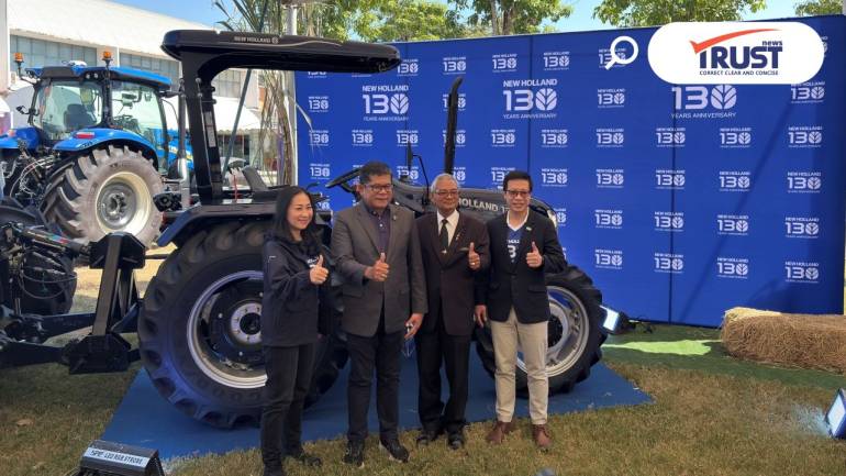 นิว ฮอลแลนด์ เปิดตัวแทรคเตอร์ TT3.50 รุ่นลิมิเต็ด สีพิเศษมี 130 คันในไทย