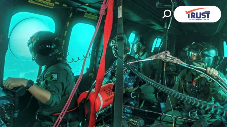 กองทัพอากาศ ส่งเฮลิคอปเตอร์ และกำลังพลช่วยน้ำท่วมที่สุราษฎร์ สงขลา และปัตตานี